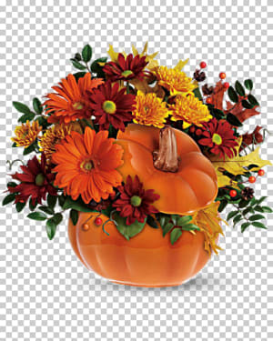 Country Pumpkin Flower Bouquet