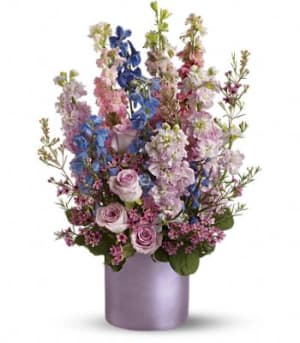 Lavendar Lace Flower Bouquet