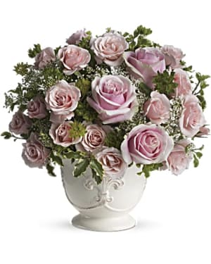 Parisian Pinks with Roses Flower Bouquet