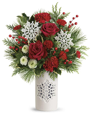 Teleflora's Flurry Of Elegance Bouquet Flower Bouquet