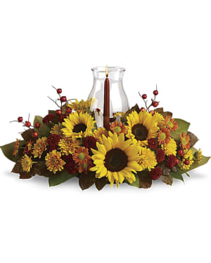 Sunflower Centerpiece Flower Bouquet