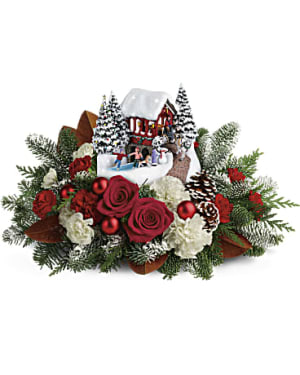 Thomas Kinkade's Snowfall Dreams Bouquet Flower Bouquet