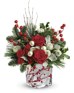 Teleflora's Winterberry Kisses Bouquet Flower Bouquet