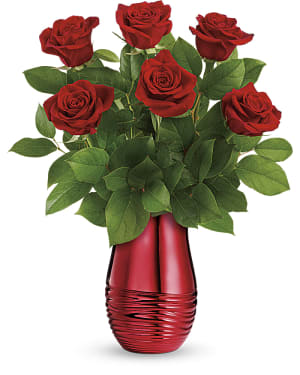 Teleflora's Rouge Romance Bouquet Flower Bouquet