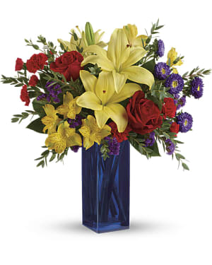 Teleflora's Flying Colors Bouquet
 Flower Bouquet