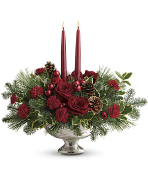 Teleflora's Shining Bright Centerpiece Flower Bouquet