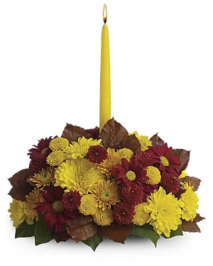 Harvest Happiness Centerpiece Flower Bouquet