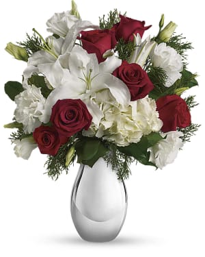 Teleflora's Silver Noel Bouquet Flower Bouquet