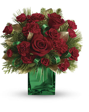 Teleflora's Yuletide Spirit Bouquet Flower Bouquet