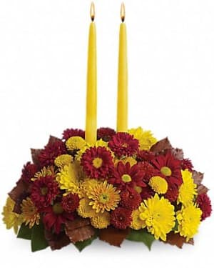 Harvest Happiness Centerpiece Flower Bouquet