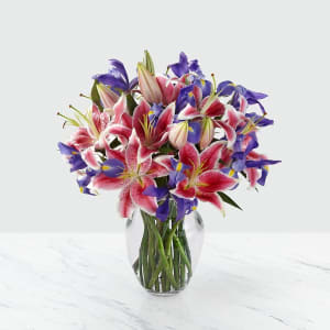 Belle of the Ball Bouquet with Vase Flower Arrangement Belle of the Ball Bouquet with Vase Flower Bouquet