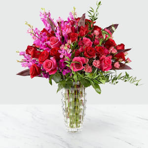 Heart's Wishes Luxury Bouquet by Interflora- Vase Included Flower Arrangement Heart's Wishes Luxury Bouquet by Interflora- Vase Included Flower Bouquet
