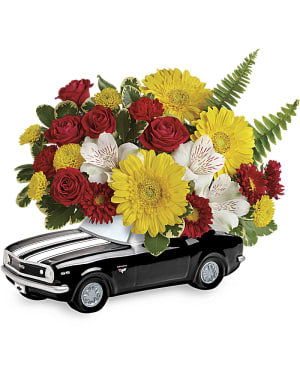 Teleflora's '67 Chevy Camaro Bouquet
 Flower Bouquet