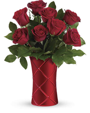 Teleflora's Crimson Luxury Bouquet Flower Bouquet