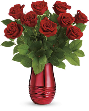 Teleflora's Rouge Romance Bouquet Flower Bouquet