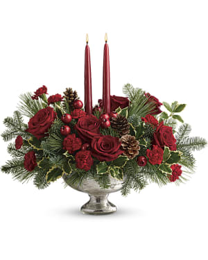 Teleflora's Shining Bright Centerpiece Flower Bouquet