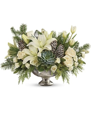 Teleflora's Winter Wilds Centerpiece Flower Bouquet