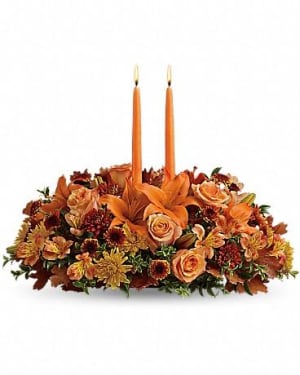 Family Gathering Centerpiece Flower Bouquet