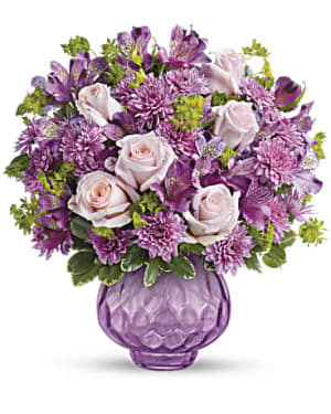 Lavender Chiffon Bouquet Flower Bouquet