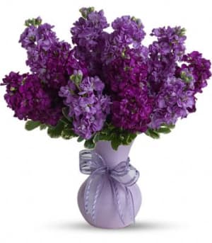 Visions of Violet Flower Bouquet