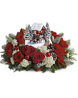 Thomas Kinkade's Snowfall Dreams Bouquet Flower Bouquet