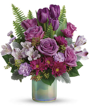 Teleflora's Art Glass Garden Bouquet