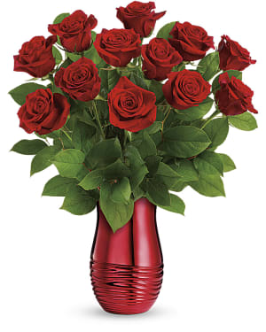 Teleflora's Rouge Romance Bouquet Flower Bouquet