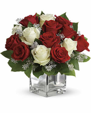 Teleflora's Snowy Night Bouquet Flower Bouquet