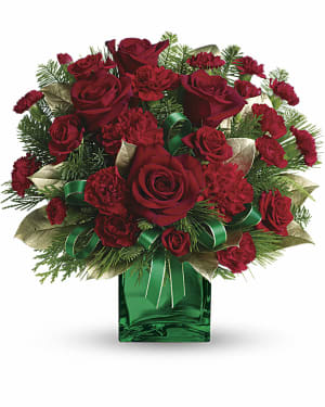 Teleflora's Yuletide Spirit Bouquet Flower Bouquet