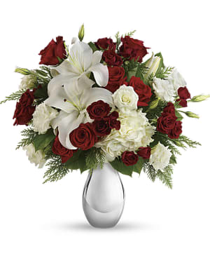 Teleflora's Silver Noel Bouquet Flower Bouquet