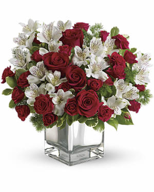 Teleflora's Christmas Blush Bouquet Flower Bouquet