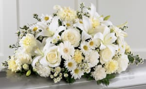 Sweet Peace Casket Spray Flower Bouquet