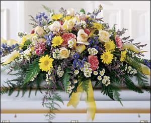 FTD Heavenly Scented Casket Spray Flower Bouquet