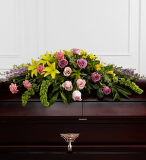 The FTD Forever Beloved(tm) Casket Spray Flower Bouquet