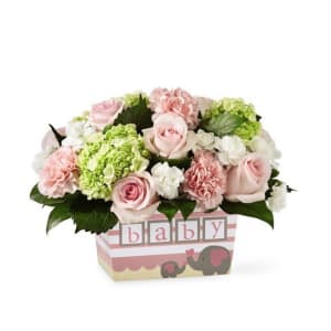 The FTD Darling Baby Girl Bouquet Flower Bouquet