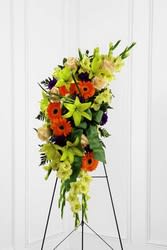 The FTD Heaven's Light(tm) Standing Spray Flower Bouquet