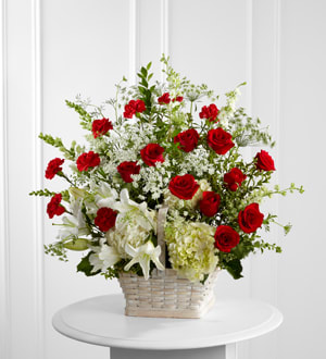 The FTD In Loving Memory(tm) Arrangement Flower Bouquet