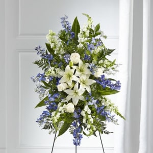 The FTD Faithful Friend Standing Spray Flower Bouquet