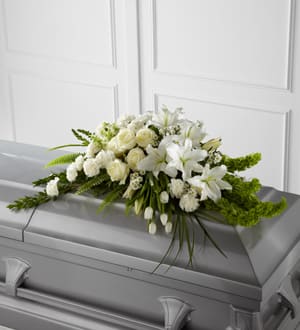 Resurrection Casket Spray Flower Arrangement Resurrection Casket Spray Flower Bouquet