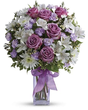 Teleflora's Lavender Laughter Bouquet Flower Bouquet