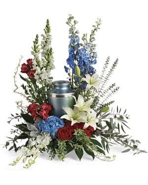 Reflections Of Honor Cremation Tribute Flower Bouquet