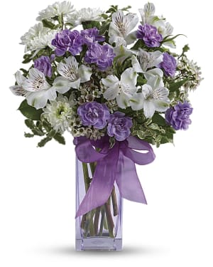 Teleflora's Lavender Laughter Bouquet Flower Bouquet