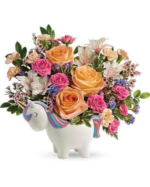 Teleflora's Magical Garden Unicorn Bouquet Flower Bouquet