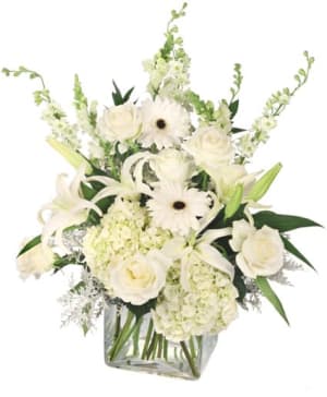 Elegance in White Flower Bouquet