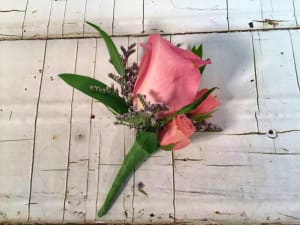 Three's a Charm Boutonniere Flower Bouquet