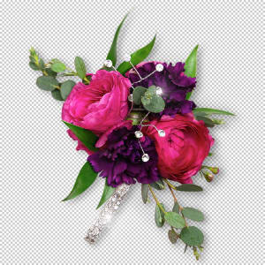 Allure Corsage Flower Bouquet