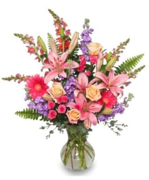 Effervescent Blooms Flower Bouquet