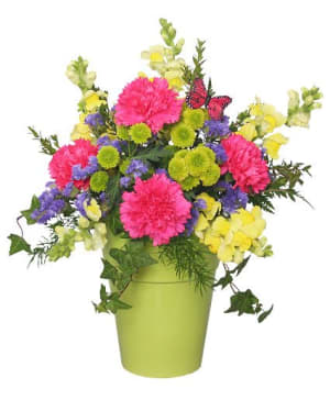 Pot O Posies Flower Bouquet