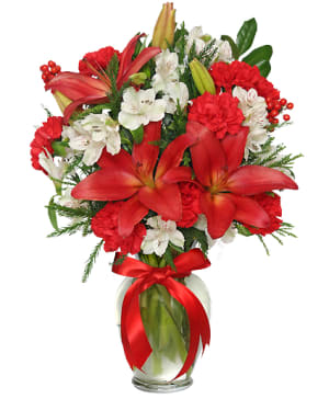 SEASON'S GREETINGS Arrangement Flower Bouquet