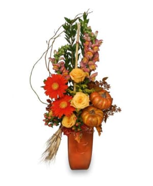 Toasted Pumpkin Flower Bouquet